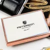 Peterson PTN 007-BC piros női rostbőr pénztárca