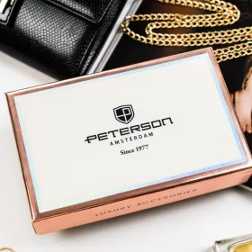 Peterson PTN 007-BC piros női pénztárca 13 x 9 x 3.3 cm