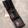 Peterson PTN SET-M-N994-GVT fekete férfi marhabőr pénztárca