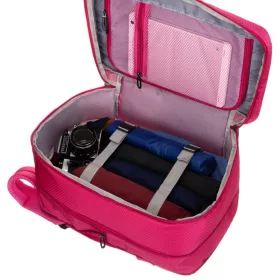   Peterson PTN BOCIAN rózsaszín poliészter hátizsák 25 x 40 x 20 cm