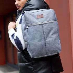   Peterson PTN GBP-10 szürke poliészter hátizsák 25 x 40 x 20 cm