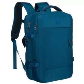 Peterson PTN 24421 kék poliészter hátizsák