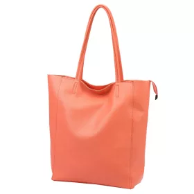   Luka 26-084 D narancs női bőr válltáska, shopper 40 x 37 x 13 cm