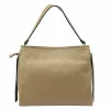 Luka 20-043 DOLLARO taupe női bőr kézitáska 31 x 25 x 12 cm