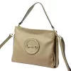 Luka 20-043 DOLLARO taupe női bőr kézitáska 31 x 25 x 12 cm