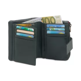  VerMari VER LW-16 zöld női női bőr pénztárca 13 x 10 x 3,5 cm