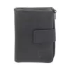 VerMari VER LW-18 fekete női bőr pénztárca 14 × 9 × 2,5 cm