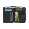 VerMari VER LW-18 fekete női bőr pénztárca 14 × 9 × 2,5 cm