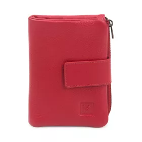   VerMari VER LW-18 piros női bőr pénztárca 14 × 9 × 2,5 cm