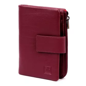   VerMari VER LW-18 bordó női bőr pénztárca 14 × 9 × 2,5 cm