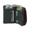 VerMari VER LW-18 zöld női bőr pénztárca 14 × 9 × 2,5 cm