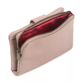   VerMari VER LW-18 púderszínű női bőr pénztárca 14 x 9 x 2,5 cm