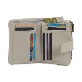   VerMari VER LW-18 női bézs női bőr pénztárca 14 x 9 x 2,5 cm