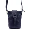 Luka 26-101 DOLLARO navy női bőr kézitáska 16 x 21 x 6.5 cm