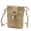 Luka 26-101 DOLLARO taupe női bőr kézitáska 16 x 21 x 6.5 cm