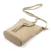 Luka 26-101 DOLLARO taupe női bőr kézitáska 16 x 21 x 6.5 cm