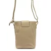 Luka 26-101 DOLLARO taupe női bőr kézitáska 16 x 21 x 6.5 cm
