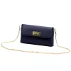 Luka 25-001 DOLLARO navy női bőr kézitáska 22 x 12.5 x 6 cm