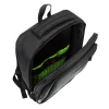 Pierre Cardin 3814 ALAN10 fekete férfi hátizsák laptoptartóval 44 x 32 x 15 cm