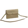 Luka 26-116 DOLLARO taupe női bőr válltáska, oldaltáska 20 x 14.5 x 4 cm