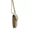 Luka 26-116 DOLLARO taupe női bőr válltáska, oldaltáska 20 x 14.5 x 4 cm