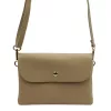 Luka 26-116 DOLLARO taupe női bőr válltáska, oldaltáska 20 x 14.5 x 4 cm