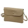 Luka 26-116 DOLLARO taupe női bőr válltáska, oldaltáska 20 x 14.5 x 4 cm