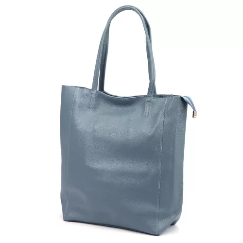 Luka 26-084 DOLLARO kék női bőr kézitáska 40 x 37 x 13 cm