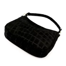   Luka 24-085 CROCO GOLD fekete női bőr kézitáska 31 x 23 x 8 cm
