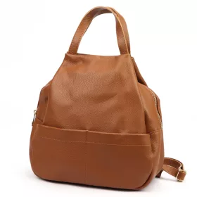   Luka 24-070 DOLLARO barna női marhabőr hátizsák 30 x 30 x 16 cm