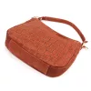 Luka 24-085 CROCO GOLD bordó női bőr kézitáska, vállpánttal 31 x 23 x 8 cm