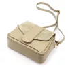 Luka 26-133 taupe női bőr kézitáska 21.5 x 20 x 10 cm