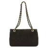 Camilla PREMIUM 10.017 MIDI barna női velúr bőr bőr kézitáska 28.5 x 17.5 x 10 cm