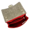Camilla PREMIUM 10.017 MAXI mogyoróbarna női velúr bőr bőr kézitáska, válltáska 32 x 20 cm