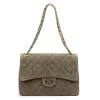 Camilla PREMIUM 10.017 MAXI mogyoróbarna női velúr bőr bőr kézitáska, válltáska 32 x 20 cm