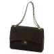 Camilla PREMIUM 10.017 MAXI barna női velúr bőr bőr kézitáska, válltáska 32 x 20 cm
