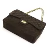 Camilla PREMIUM 10.017 MAXI barna női velúr bőr bőr kézitáska, válltáska 32 x 20 cm