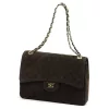 Camilla PREMIUM 10.017 MAXI barna női velúr bőr bőr kézitáska, válltáska 32 x 20 cm