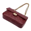 Camilla PREMIUM 10.018 MIDI SAVAGE bordó női bőr kézitáska 28.5 x 17.5 x 10 cm
