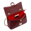 Camilla PREMIUM 10.018 MIDI SAVAGE bordó női bőr kézitáska 28.5 x 17.5 x 10 cm