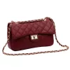 Camilla PREMIUM 10.018 MIDI SAVAGE bordó női bőr kézitáska 28.5 x 17.5 x 10 cm