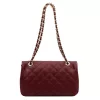 Camilla PREMIUM 10.018 MIDI SAVAGE bordó női bőr kézitáska 28.5 x 17.5 x 10 cm