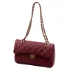 Camilla PREMIUM 10.018 MIDI SAVAGE bordó női bőr kézitáska 28.5 x 17.5 x 10 cm