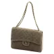 Camilla PREMIUM 10.023 MAXI (10.017) taupe női velúr bőr bőr kézitáska 32 cm