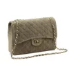 Camilla PREMIUM 10.023 MAXI (10.017) taupe női velúr bőr bőr kézitáska 32 cm