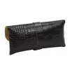 Florence ET-01 CROCO fekete marhabőr irattartó 16.5 x 7.5 x 4 cm