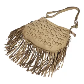 VS 039 taupe női bőr kézitáska 30 x 28 x 6 cm