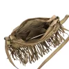 VS 039 taupe női bőr kézitáska 30 x 28 x 6 cm