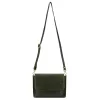 EL FORREST LB51-04 zöld női bőr kézitáska 27 x 20 x 13 cm