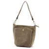 Luka 26-018 taupe női bőr kézitáska 21 x 20 x 11 cm